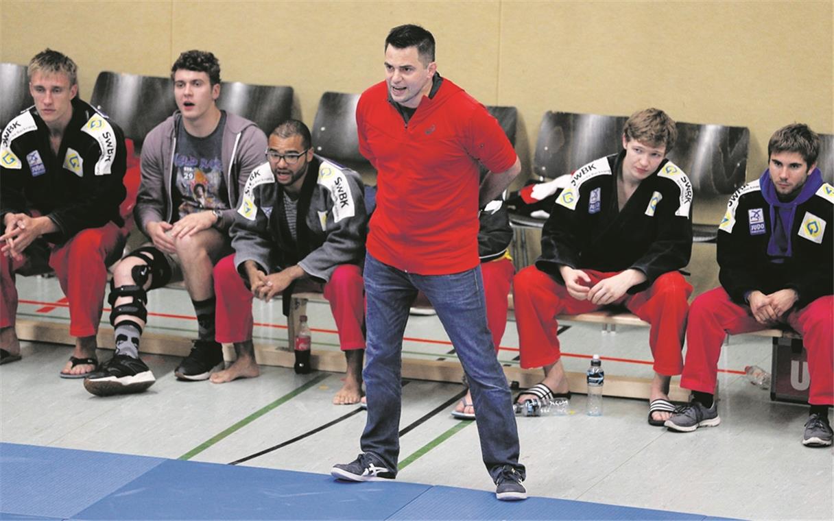 Ist im Vorfeld der Finalrunde in Backnang als Organisator und als Trainer der TSG-Erstliga-Kämpferinnen gefordert: Jens Holderle. Foto: A. Becher