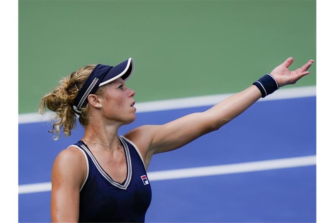 Ist in New York bereits ausgeschieden: Laura Siegemund. Foto: Frank Franklin Ii/AP/dpa