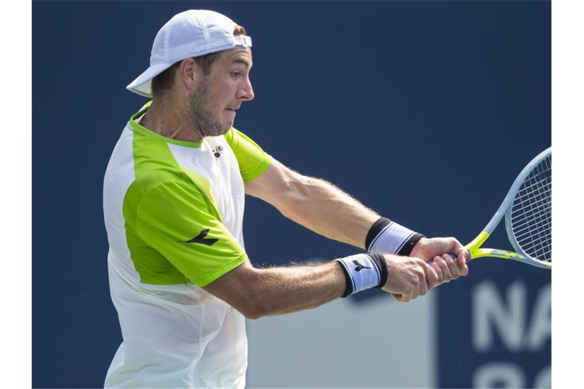 Ist in Winston-Salem weiter: Jan-Lennard Struff. Foto: Zou Zheng/XinHua/dpa