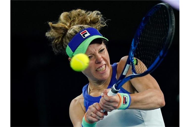 Ist mit dem deutschen Fed-Cup-Team in Brasilien gefordert: Laura Siegemund. Foto: Scott Barbour/AAP/dpa