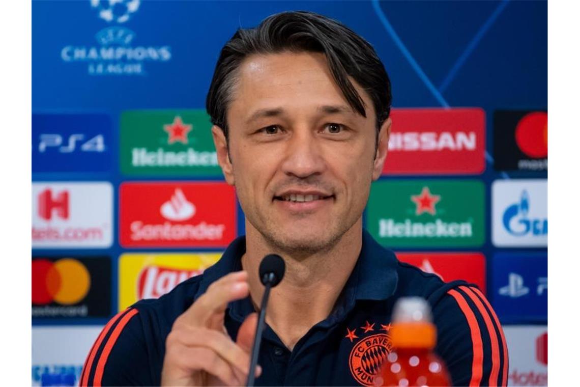 Ist mit dem FC Bayern in Piräus gefordert: Bayern-Coach Niko Kovac. Foto: Sven Hoppe/dpa