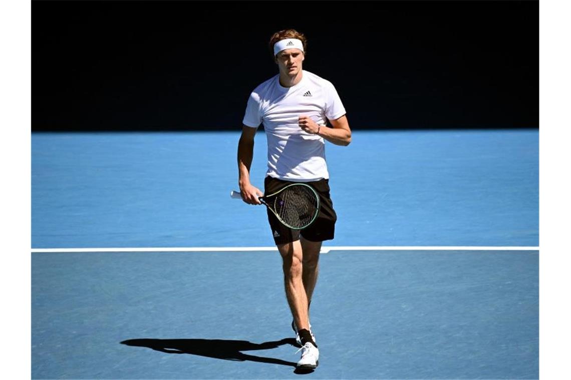 Ist mit Deutschland erfolgreich in den ATP Cup gestartet: Alexander Zverev. Foto: Dean Lewins/AAP/dpa