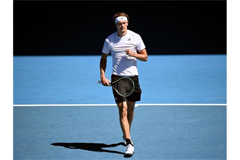 Ist mit Deutschland erfolgreich in den ATP Cup gestartet: Alexander Zverev. Foto: Dean Lewins/AAP/dpa