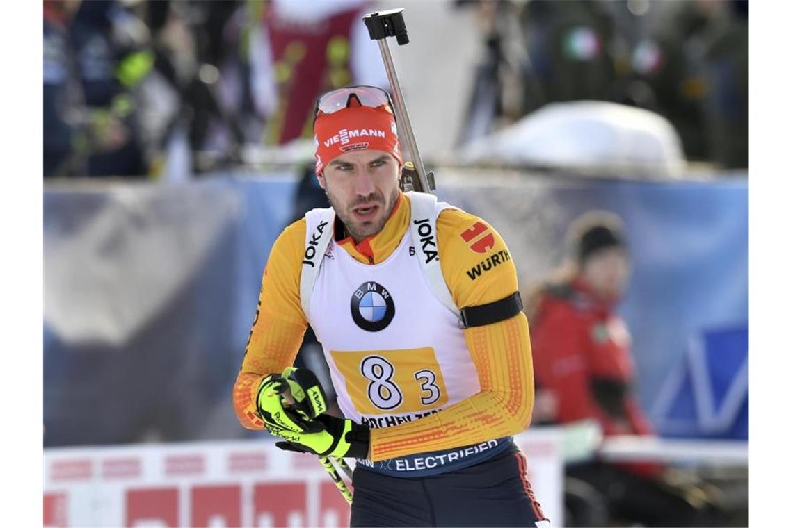 Das bringt der Wintersport am Donnerstag Ist mit Deutschlands Biathleten in Le Grand Bornand gefordert: Arnd Peiffer. Foto: Kerstin Joensson/AP/dpa
