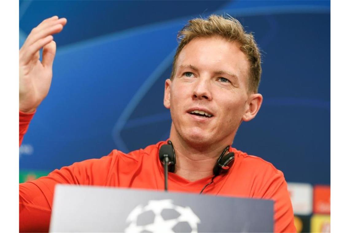 RB-Coach Nagelsmann will Tormaschine Zenit stoppen Ist mit seinen Leipzigern gegen St. Petersburg gefordert: RB-Coach Julian Nagelsmann. Foto: Jan Woitas/dpa-Zentralbild/dpa
