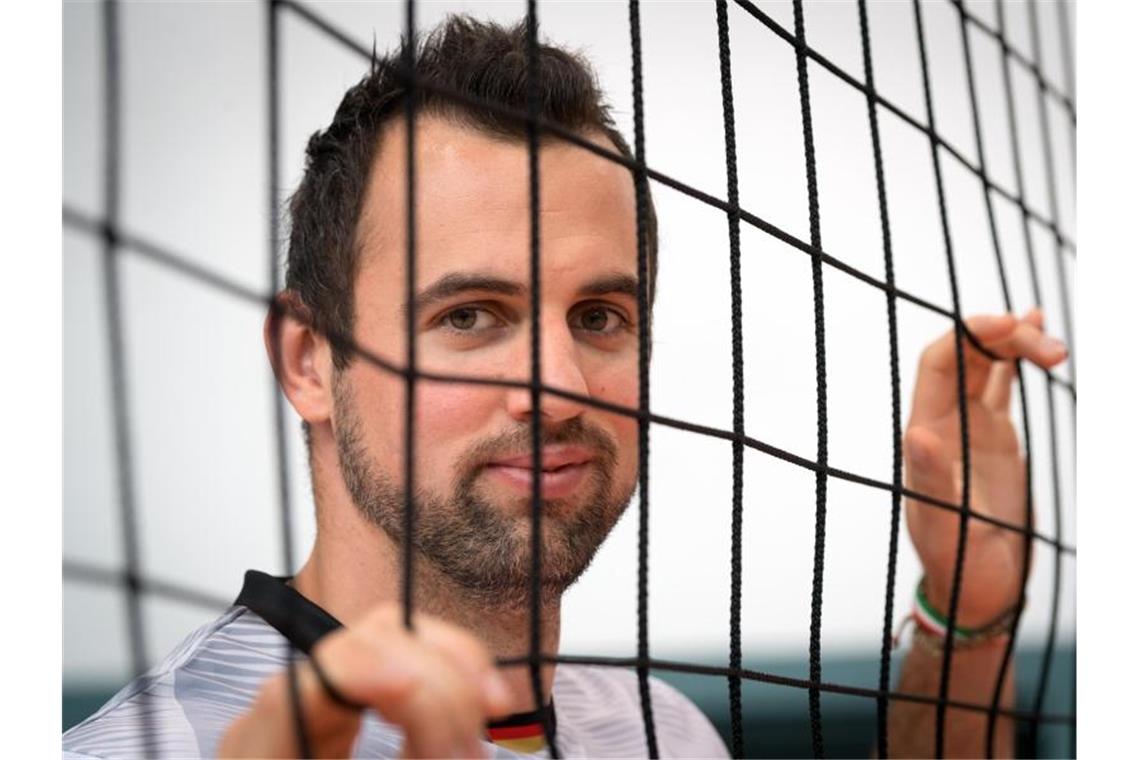 Volleyballer heiß auf EM-Auftakt: „Sind bereit“ Ist nach eigener Auffassung noch nicht in Bestform: Georg Grozer. Foto (Archiv): Soeren Stache Foto: Soeren Stache