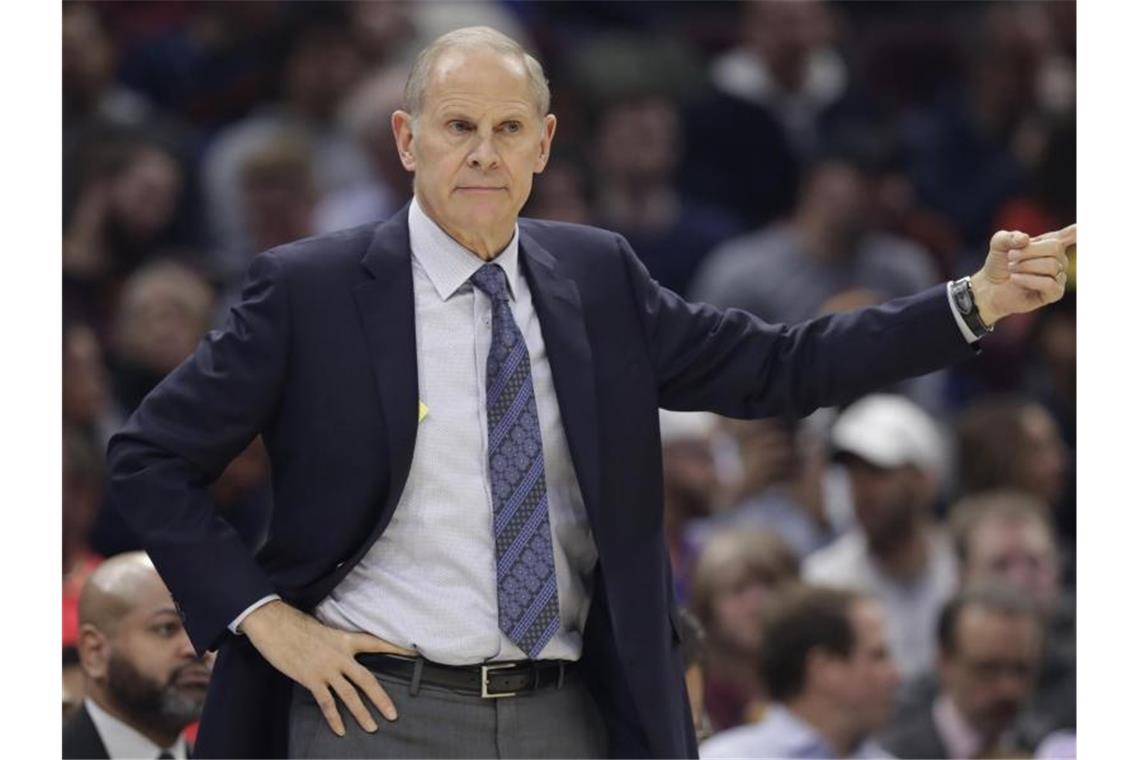 Cavs-Coach Beilein in erster NBA-Saison zurückgetreten Ist nicht mehr Coach der Cleveland Cavaliers: John Beilein. Foto: Tony Dejak/AP/dpa