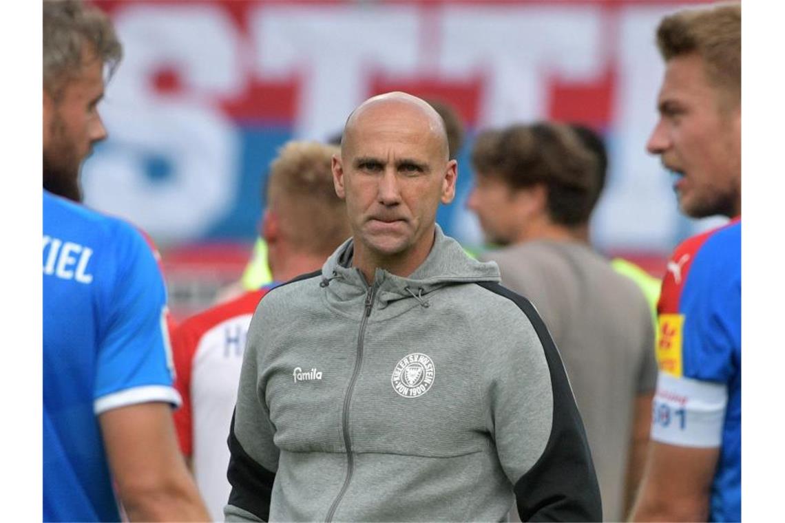Fehlstart und andere Probleme: Kiel stellt Schubert frei Ist nicht mehr Trainer von Holstein Kiel: André Schubert. Foto: Stefan Puchner