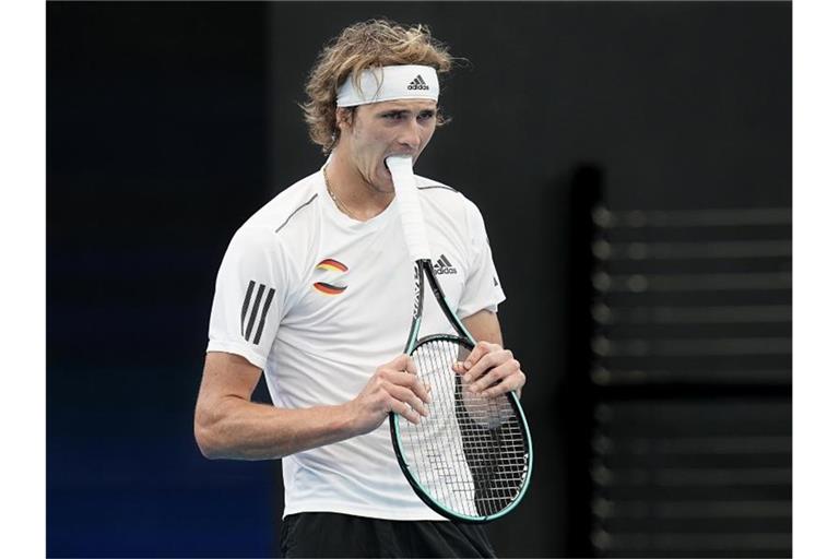 Ist weiter auf Trainersuche: Alexander Zverev. Foto: Dave Hunt/AAP/dpa