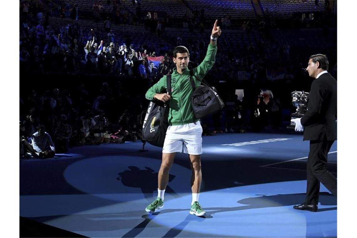 Djokovic zurück an Spitze der Tennis-Weltrangliste Ist wieder die Nummer eins im ATP-Ranking: Der Serbe : Novak Djokovic. Foto: Andy Brownbill/AP/dpa