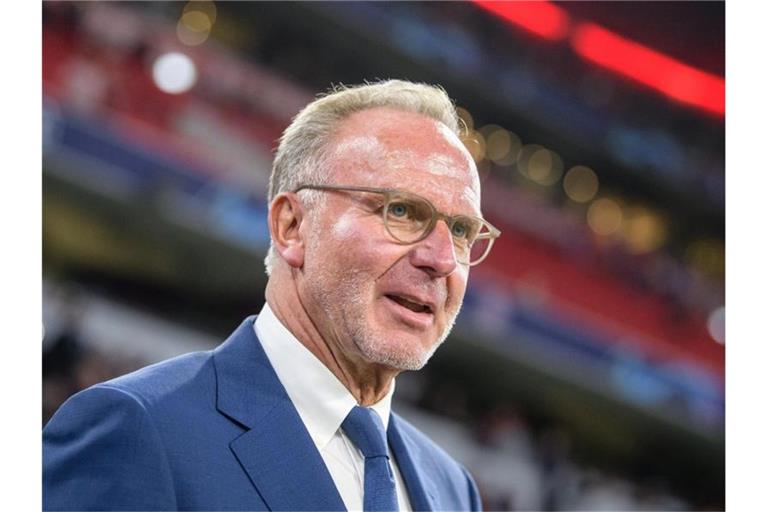 Ist zufrieden mit den neuen TV-Verträgen: Bayern-Boss Karl-Heinz Rummenigge. Foto: Matthias Balk/dpa