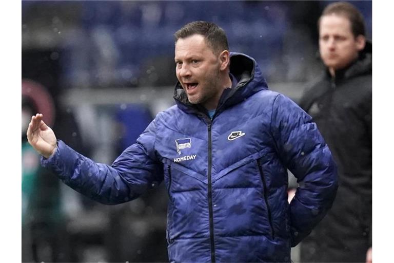 Ist zurück auf der Hertha-Bank: Pal Dardai. Foto: Thomas Frey/dpa