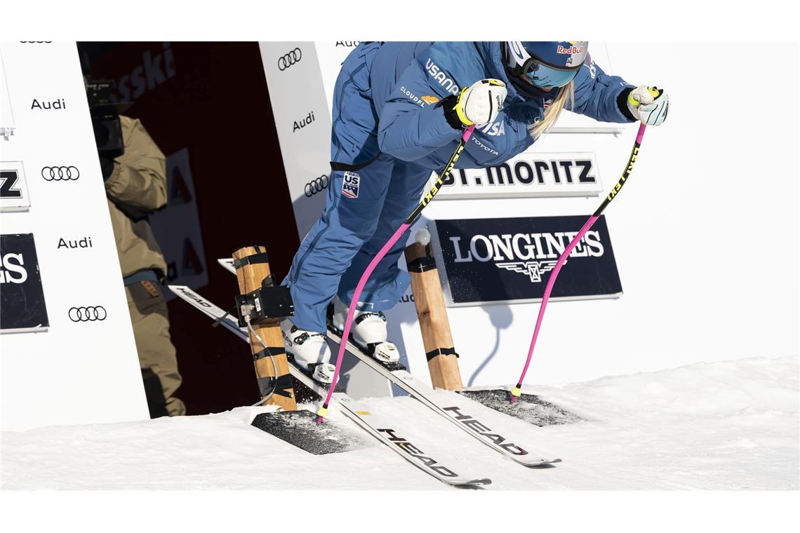 Comeback mit 40: Lindsey Vonn rast in Weltcup-Punkte Ist zurück im Alpin-Weltcup: Lindsey Vonn.