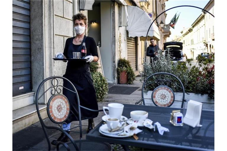 Italien schließt wegen Covid-19 alle Geschäfte und Restaurants. Foto: Claudio Furlan/Lapresse/LaPresse/dpa