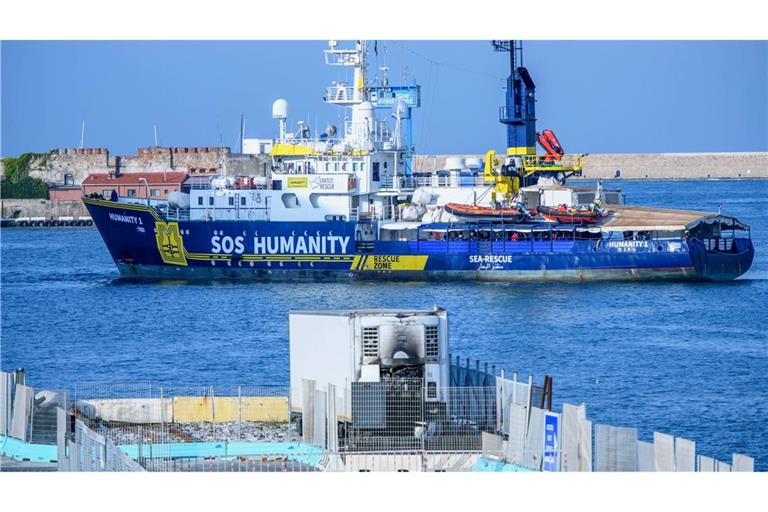 Italien setzt zum wiederholten Male ein Schiff einer deutschen Hilfsorganisation fest. (Archivbild)