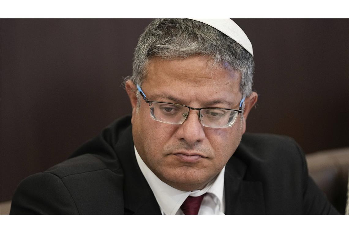 Italienische Justiz leitet Verfahren gegen Israels Polizeiminister Itamar Ben-Gvir ein (Archivfoto).