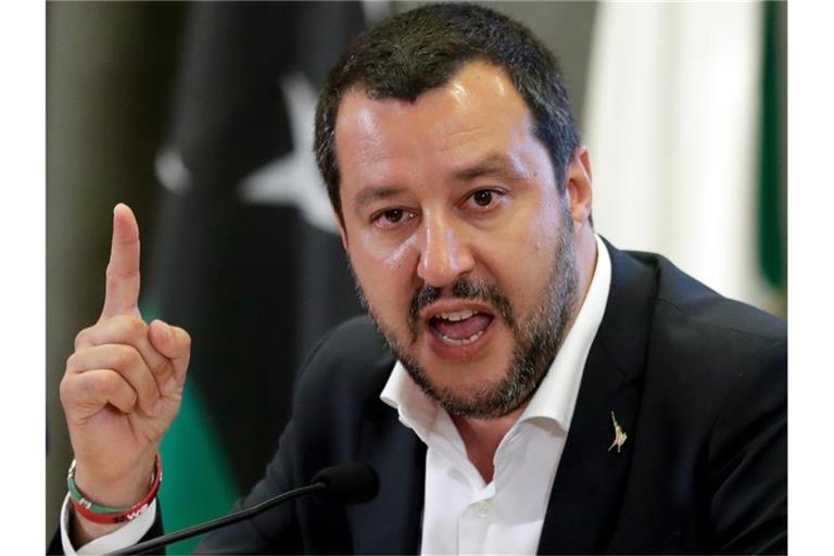 Italiens Innenminister Matteo Salvini hat bisher wenig Bereitschaft signalisiert, die Schulden des Landes abbauen zu wollen. Foto: Andrew Medichini/AP/dpa