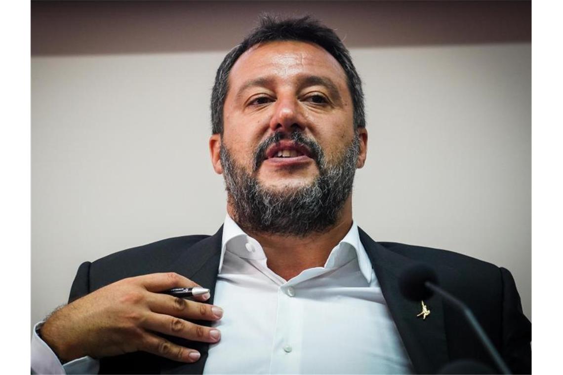 Italiens Innenminister Matteo Salvini verwehrt der „Open Arms“, in Lampedusa anzulegen und die Flüchtlinge an Land zu bringen. Foto: Cesare Abbate/ANSA