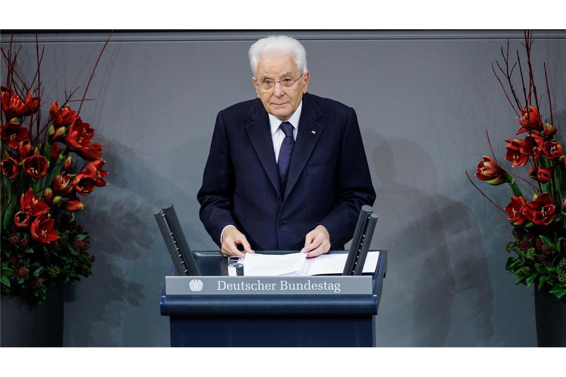 Italiens Präsident Mattarella plädiert zum Volkstrauertag für eine Stärkung des Multilateralismus