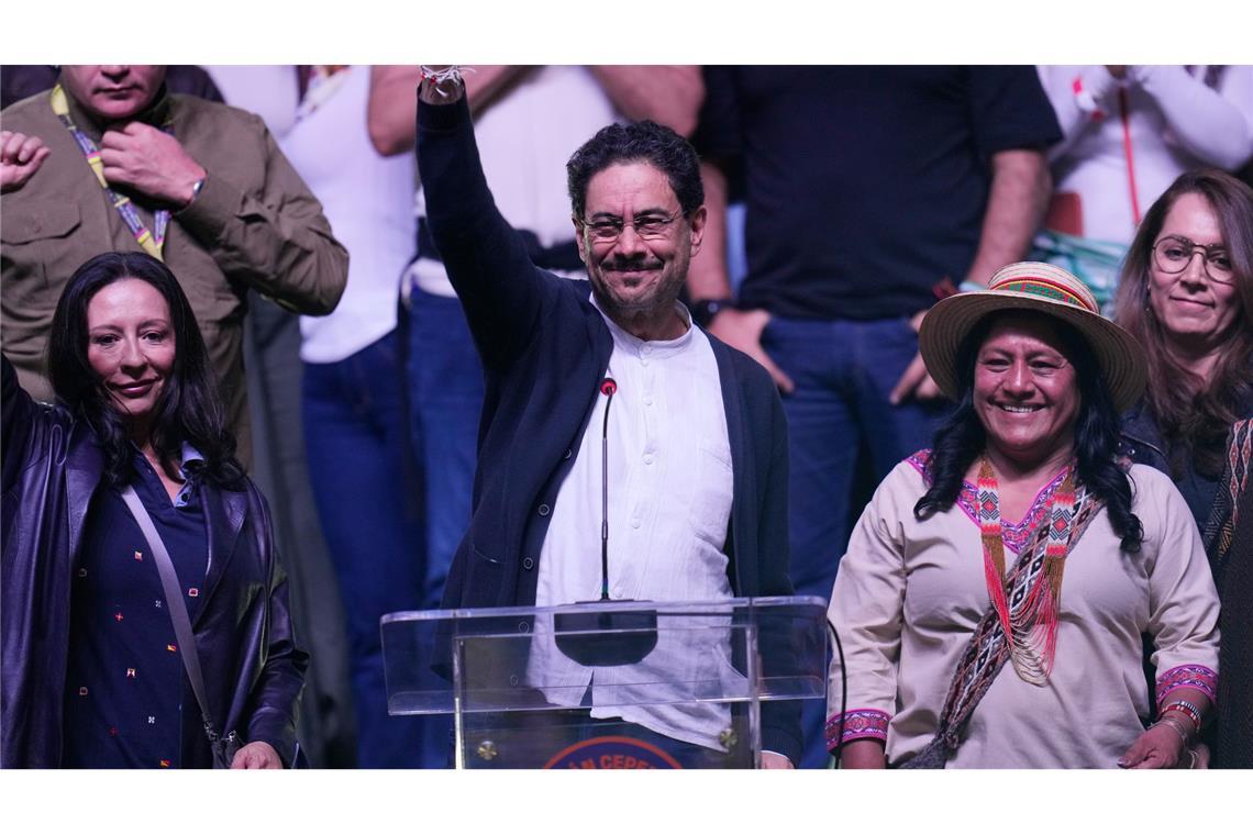 Ivan Cepeda vom linken Bündnis Pacto Histórico war der Wunschkandidat von Amtsinhaber Petro.