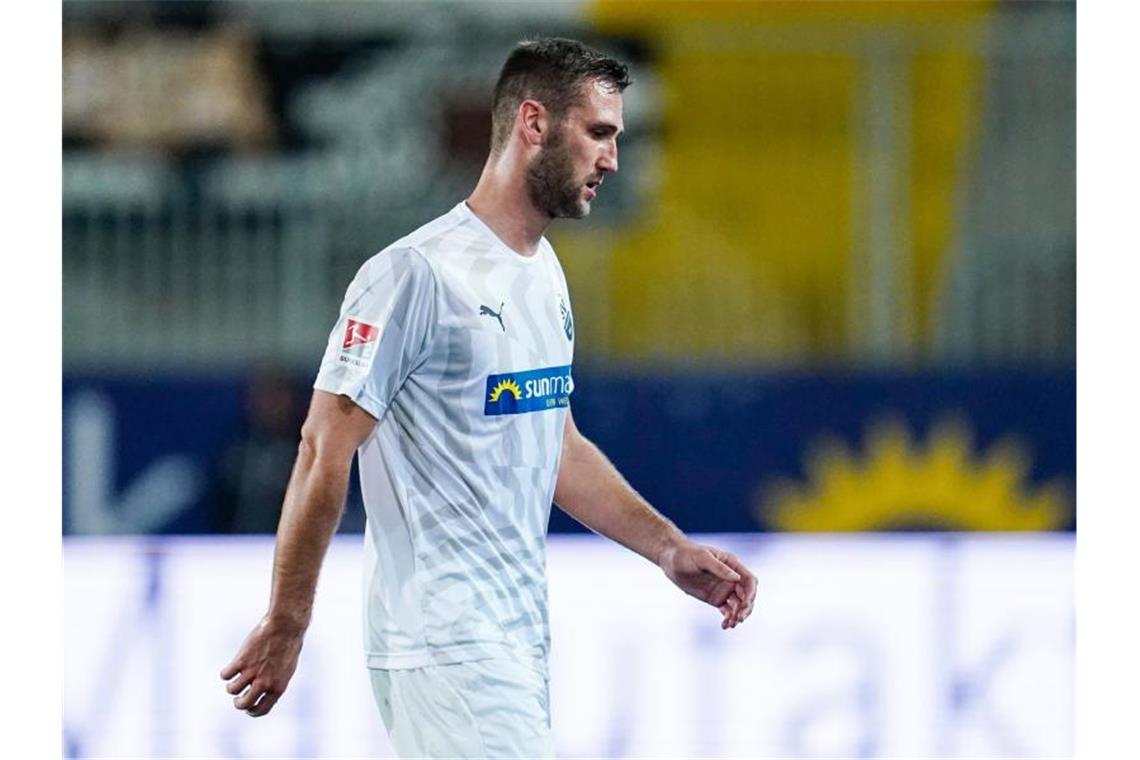 Trostloser Zweitliga-Abend: Sandhausen und Wiesbaden torlos Ivan Paurevic. Foto: Uwe Anspach/dpa