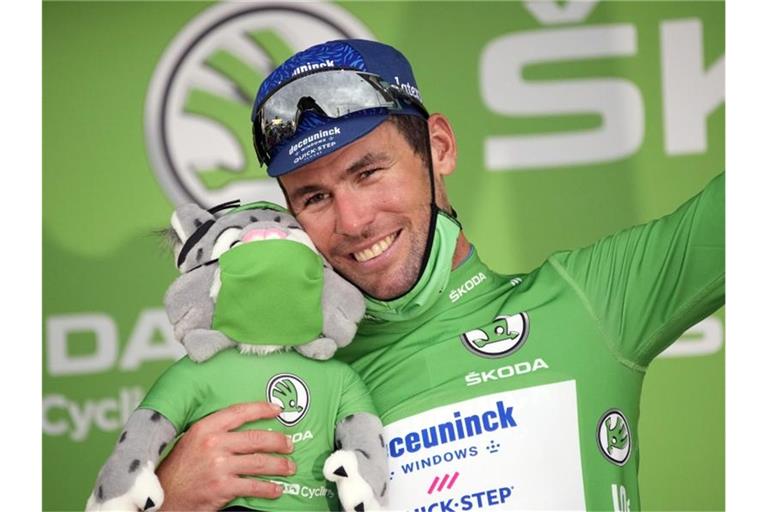 Jagt den Rekord von Eddy Merckx: Mark Cavendish. Foto: Christophe Ena/AP/dpa