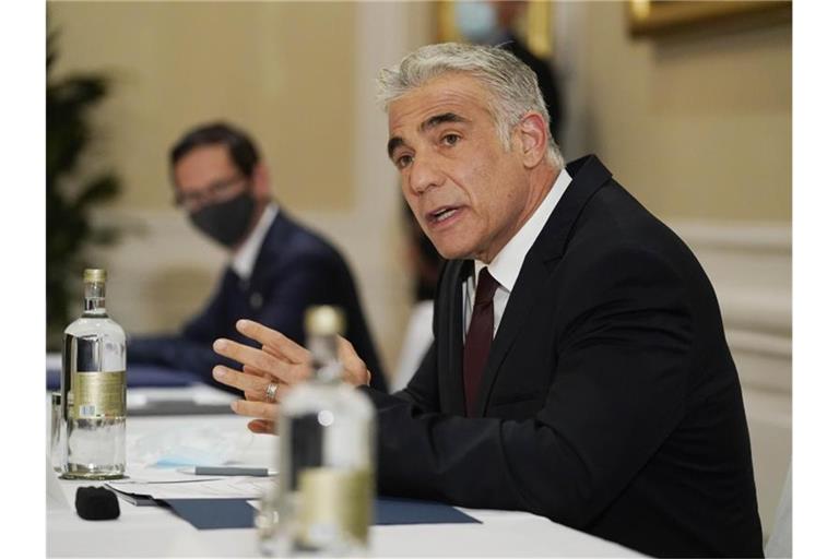 Jair Lapid ist Außenminister von Israel. Foto: Andrew Harnik/AP Pool/dpa