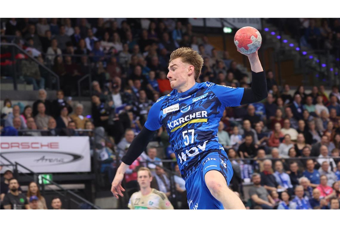 Jakob Nigg, treffsicherer   Rechtsaußen.