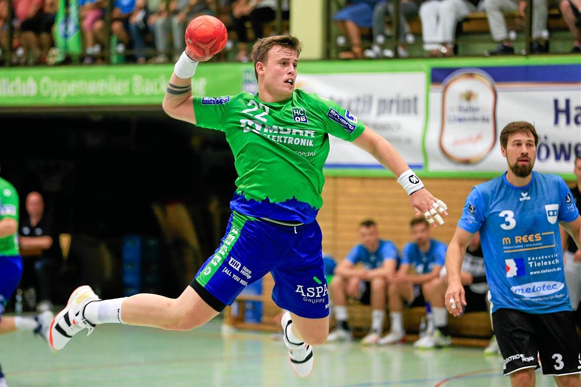 Strýc soll in Führungsrolle reinwachsen Jakub Strýc wird bis 2022 für die Handballer des HC Oppenweiler/Backnang aktiv sein. Foto: A. Becher