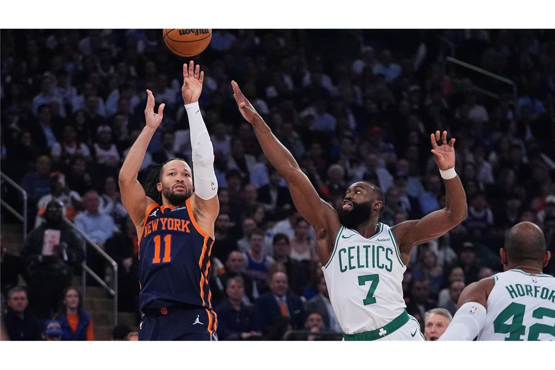 Celtics verlieren erneut gegen Knicks - und womöglich Tatum Jalen Brunson führte die Knicks zum dritten Sieg gegen die Celtics.