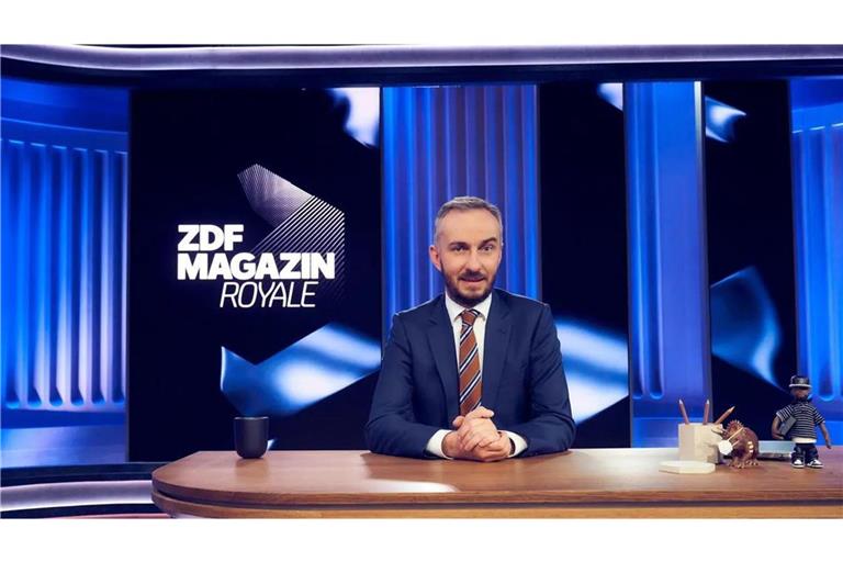 Jan Böhmermann im „ZDF Magazin Royale“-Studio