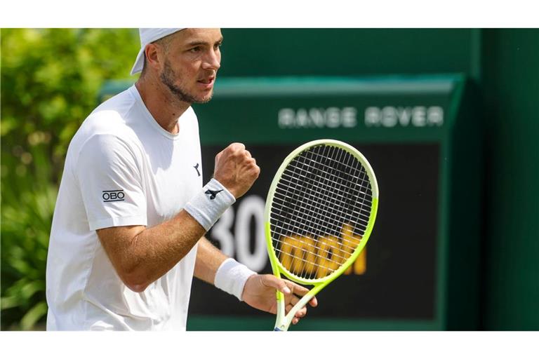 Jan-Lennard Struff darf jubeln