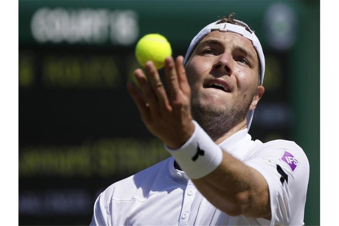 Struff erreicht dritte Runde von Wimbledon Jan-Lennard Struff erreichte in Wimbledon die dritte Runde. Foto: Tim Ireland