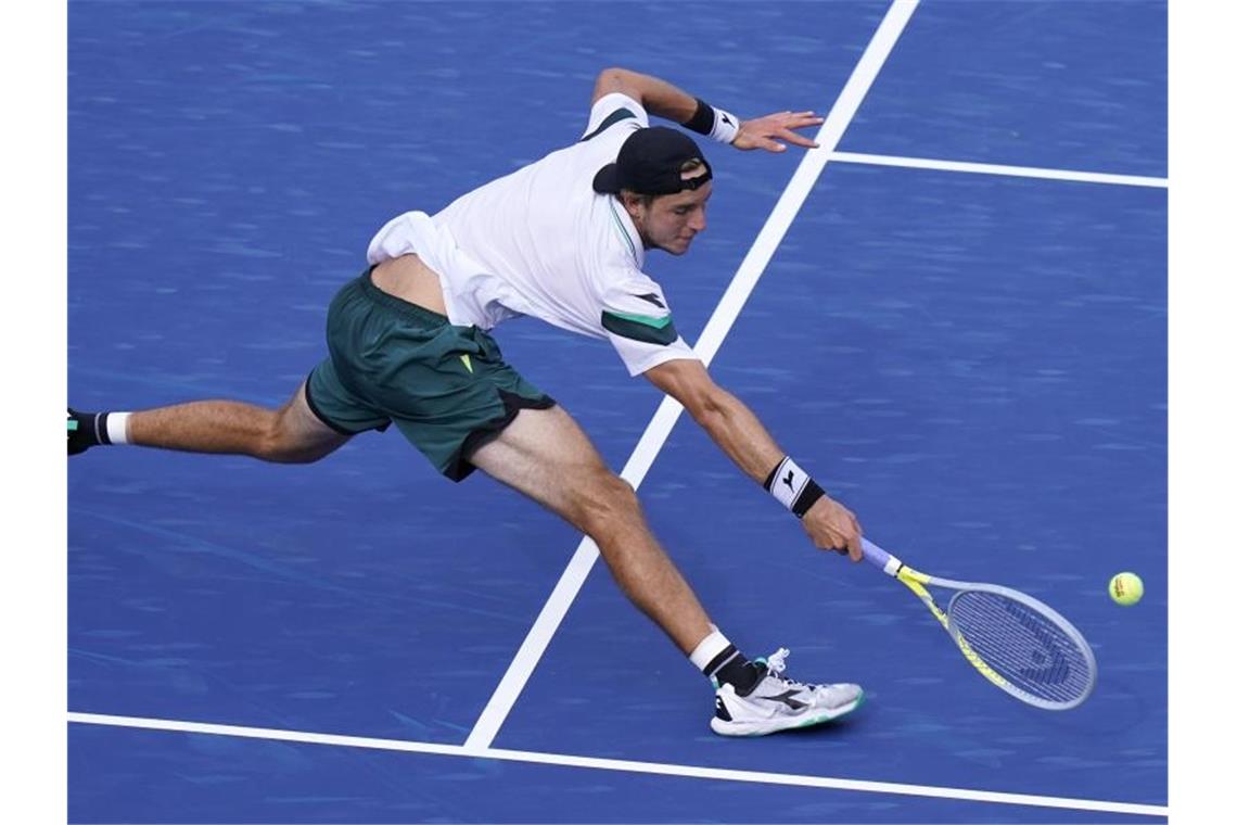 Jan-Lennard Struff hat bei den US Open die dritte Runde erreicht. Foto: Frank Franklin II/AP/dpa