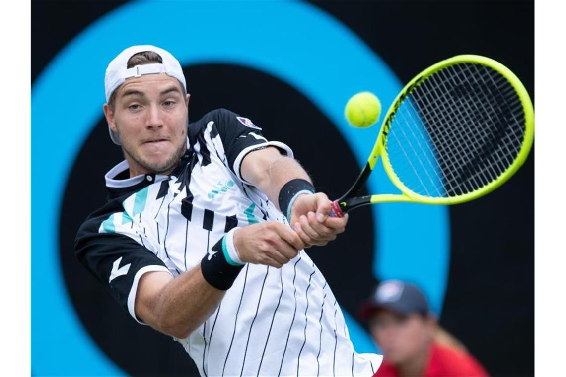 Jan-Lennard Struff ist beim Turnier in Stuttgart ausgeschieden. Foto: Silas Stein