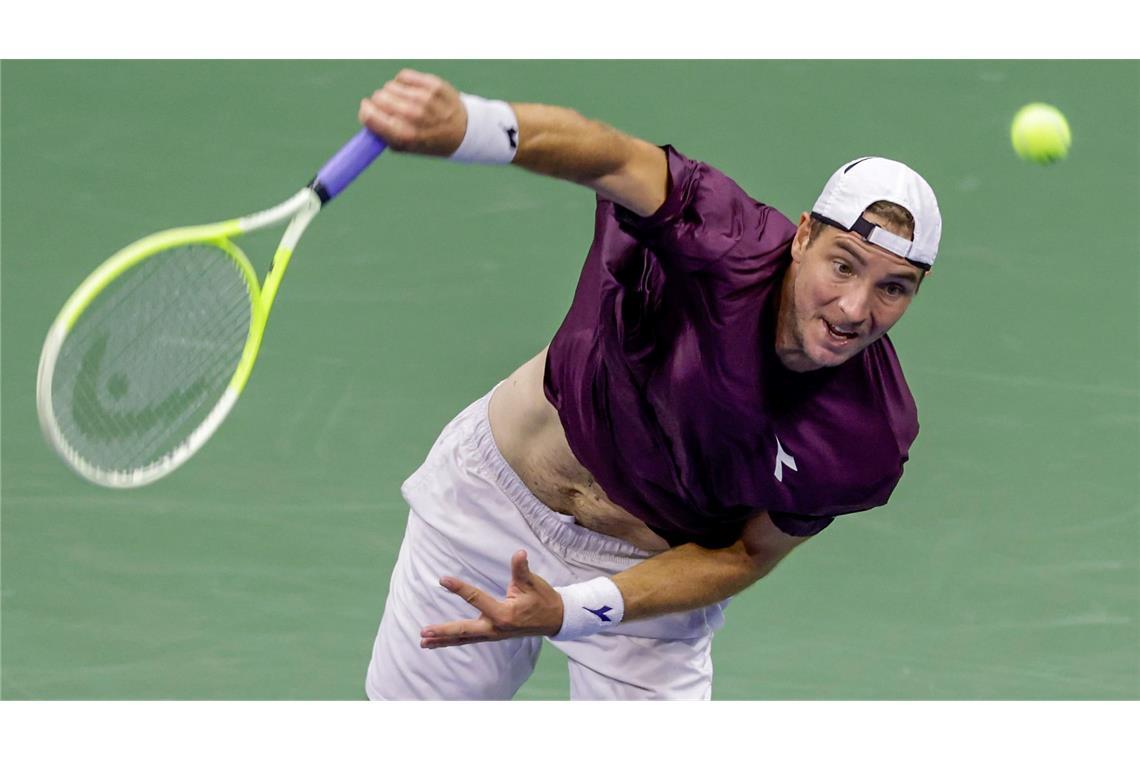 "Er hat mich zerpflückt": Struff chancenlos gegen Djokovic Jan-Lennard Struff konnte Novak Djokovic nicht gefährden.