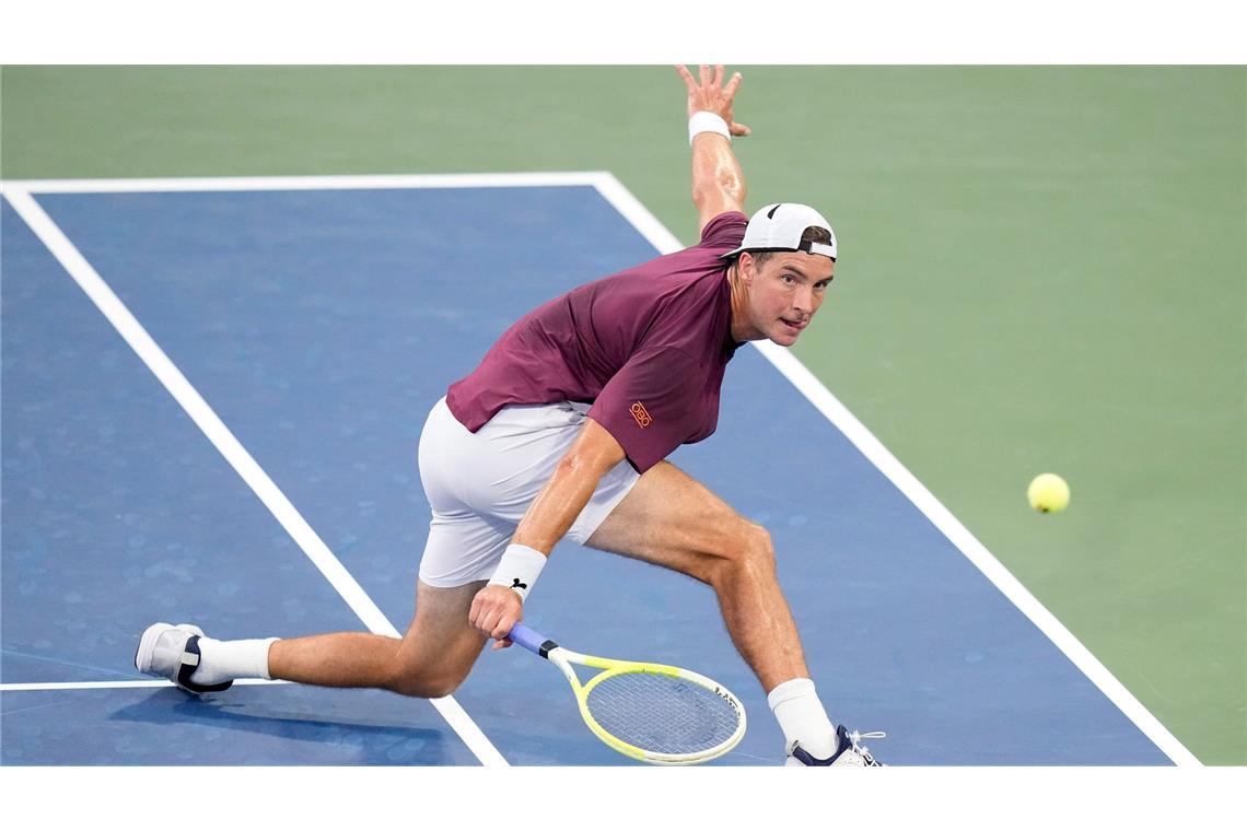Jan-Lennard Struff spielt am Freitag in New York um den Achtelfinaleinzug.