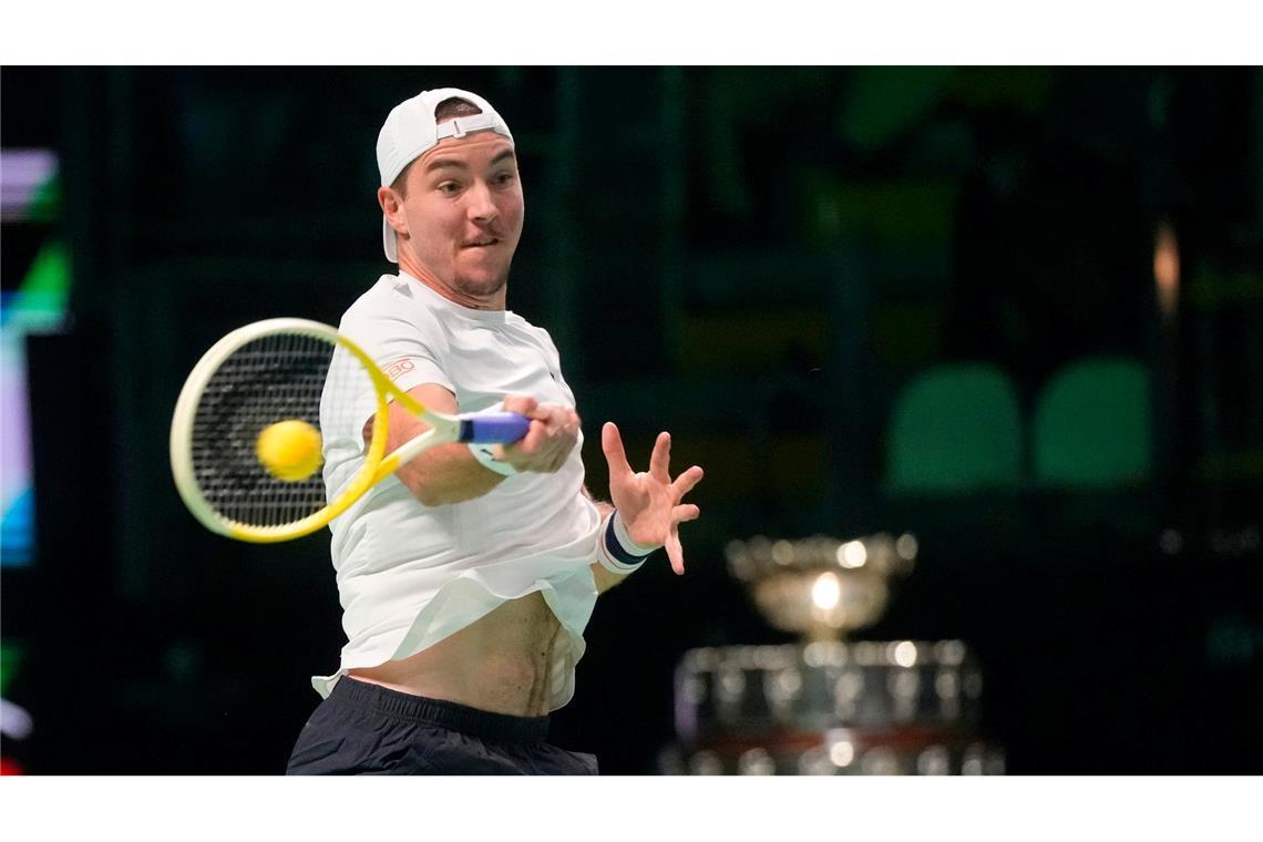 Jan-Lennard Struff verliert sein Auftaktmatch in Bologna.