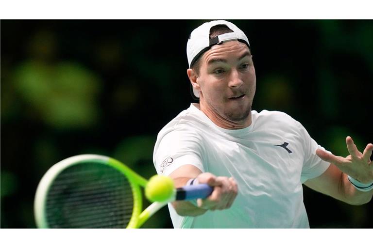 Jan-Lennard Struff war zum Auftakt gegen Pablo Carreno Busta gefordert