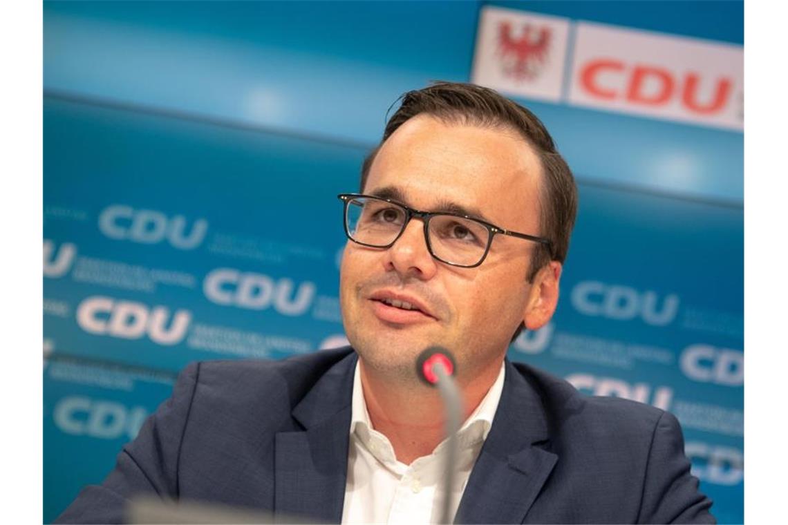 CDU Brandenburg setzt auf „Kenia“-Koalition Jan Redmann wurde von Brandenburgs CDU einstimmig zum Nachfolger von Ingo Senftleben gewählt. Foto: Monika Skolimowska