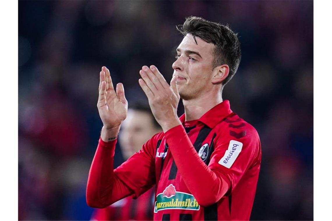 Janik Haberer vom SC Freiburg. Foto: Uwe Anspach/dpa/Archivbild