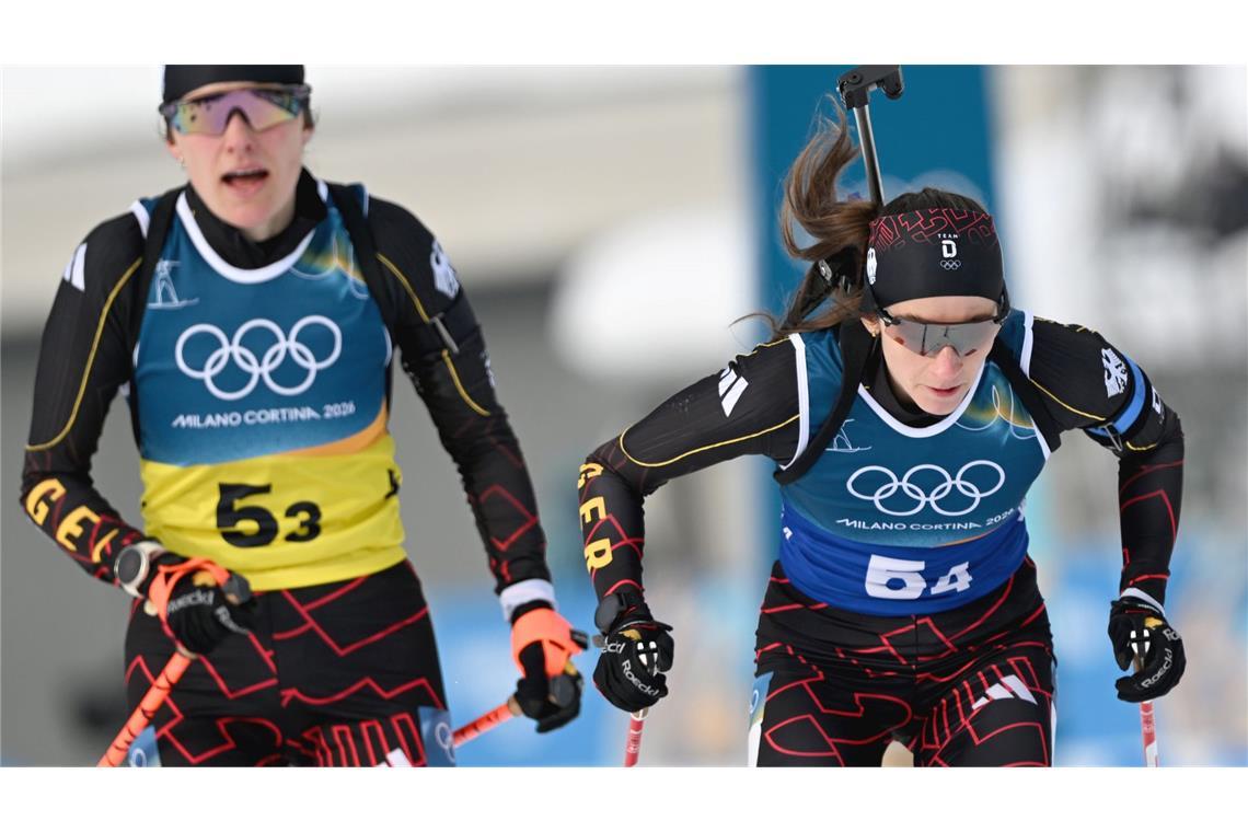 Janina Hettich-Walz (l) schickt Vanessa Voigt ins Rennen.