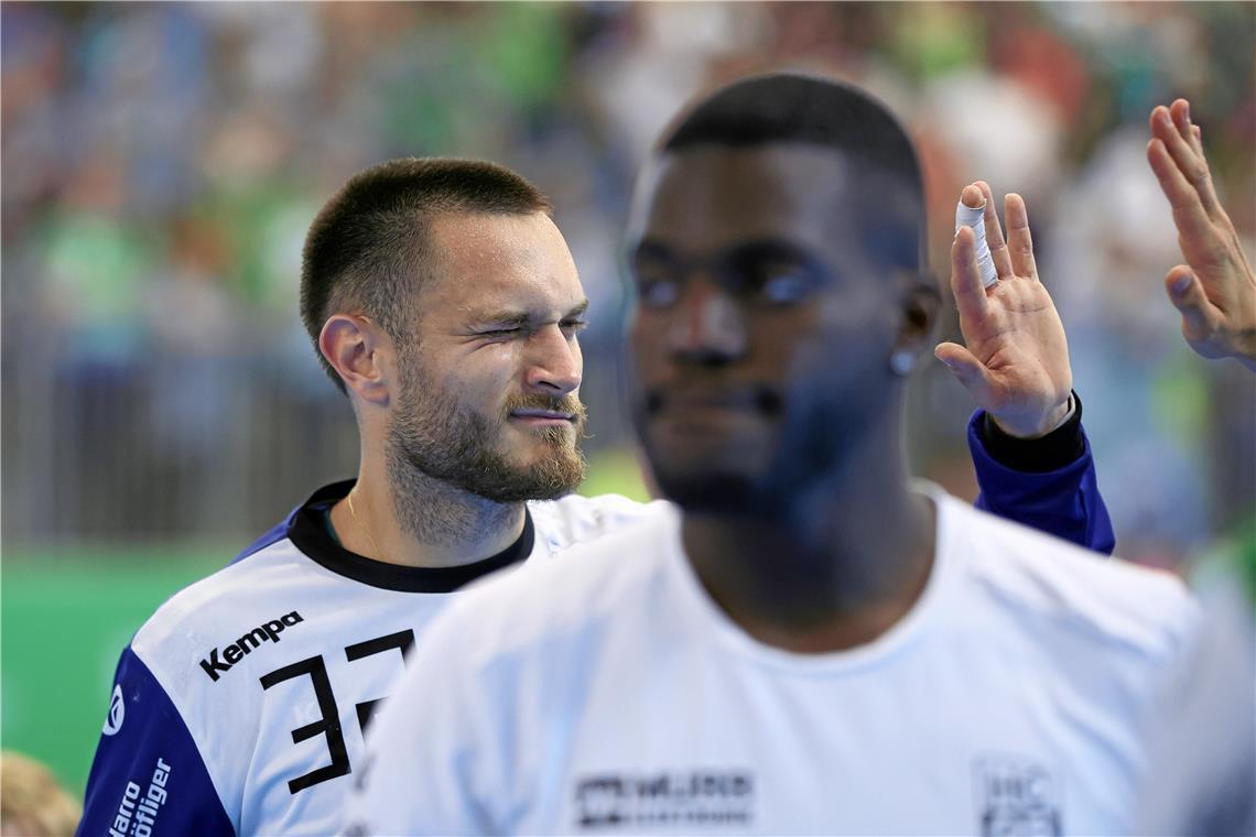 Janis Boieck // Handball, Aufstiegsrunde Männer HC Oppenweiler/Backnang vs HC Ei...
