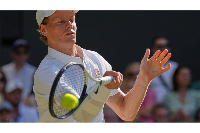 Jannik Sinner steht in seinem ersten Wimbledon-Finale.