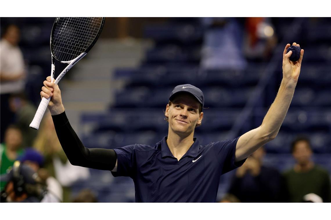 "KI-generierter" Sinner auch in New York nicht zu stoppen? Jannik Sinner stürmte ins Halbfinale der US Open.