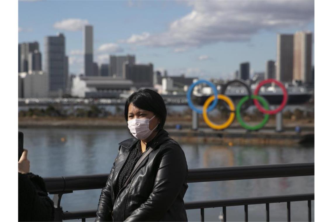 Japan will ungeachtet der Ausbreitung des neuartigen Coronavirus wie geplant die Olympischen Spielen im Sommer austragen. Foto: Jae C. Hong/AP/dpa