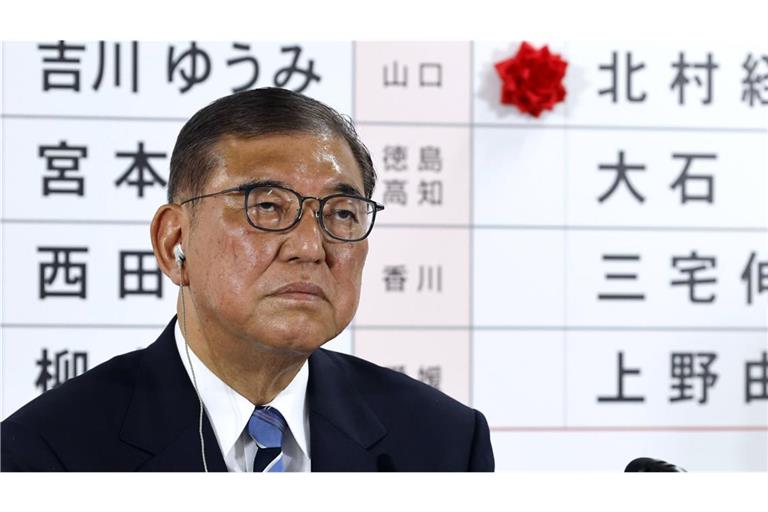 Japans Partei- und Regierungschef Ishiba
