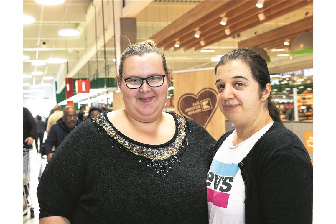 „Alles ist sehr übersichtlich“ Jaqueline Hubl (links) und Vanessa Perri