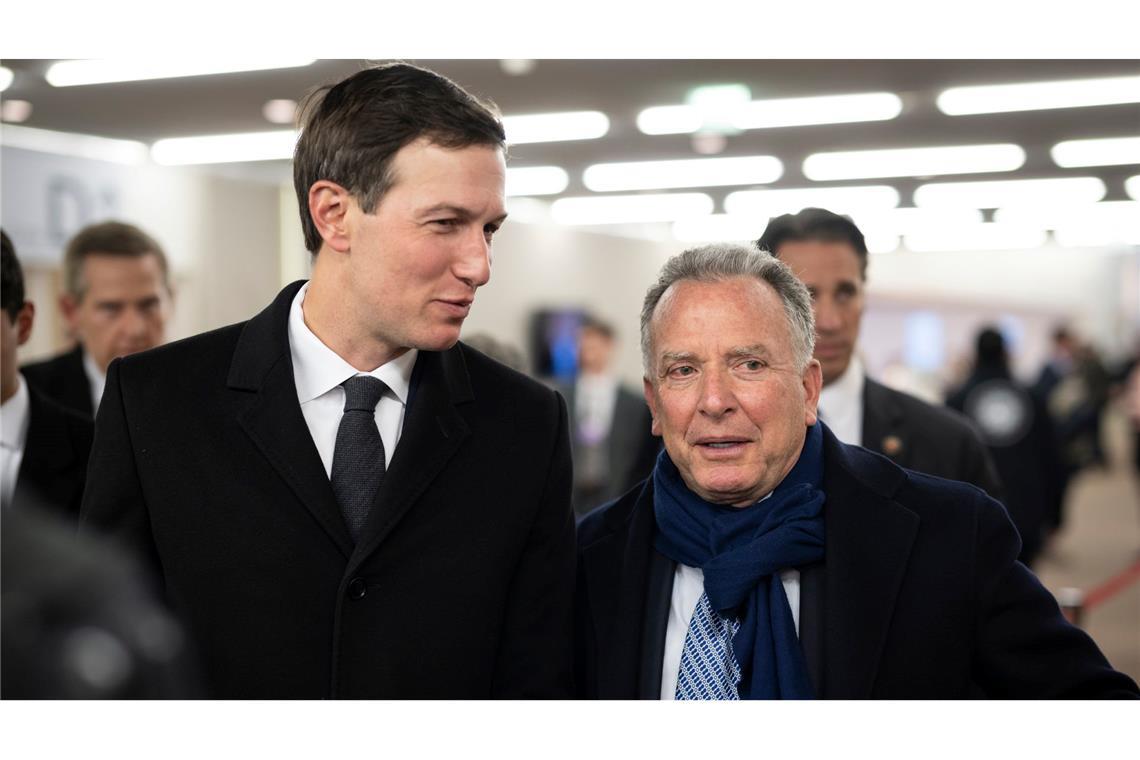Jared Kushner und Steve Witkoff sind Trumps Chefunterhändler für alle Krisen. (Archivbild)
