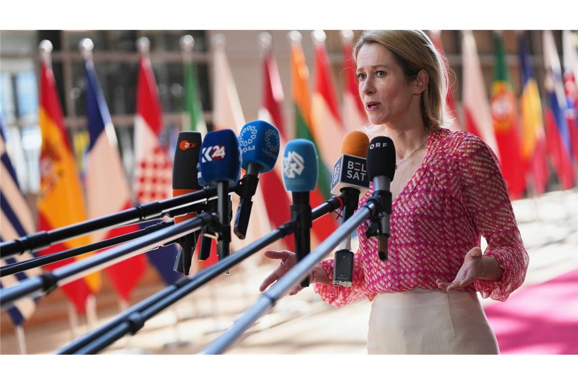 EU-Staaten setzen neue Russland-Sanktionen in Kraft Je länger Russland Krieg führe, desto härter sei die Reaktion der EU, sagte die EU-Außenbeauftragte Kaja Kallas.